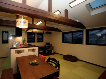 二世帯同居で、ほど良い距離感で生活することができています。