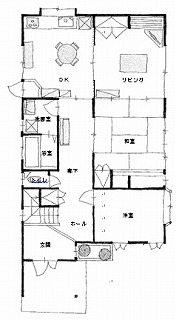 リフォーム前見取り図