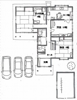 リフォーム前見取り図
