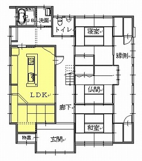 リフォーム後見取り図