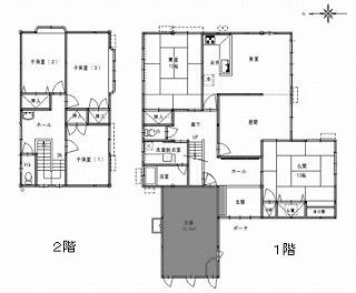 リフォーム前見取り図