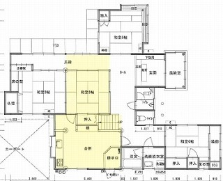 リフォーム前見取り図