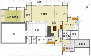 リフォーム前見取り図