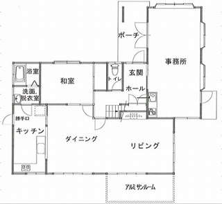 リフォーム前見取り図