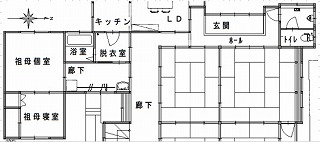 リフォーム前見取り図