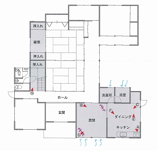 リフォーム前見取り図