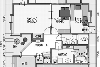 リフォーム前見取り図