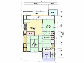 リフォーム前見取り図