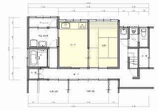 リフォーム前見取り図