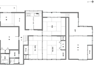 リフォーム前見取り図