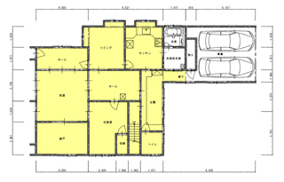 リフォーム前見取り図