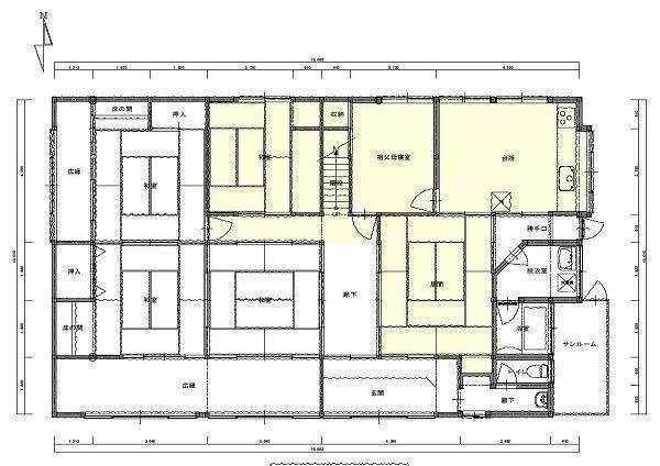 リフォーム前見取り図