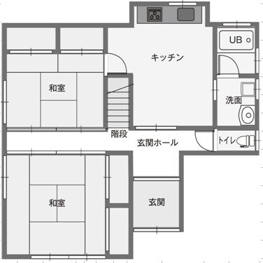 リフォーム前見取り図
