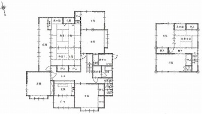 リフォーム前見取り図