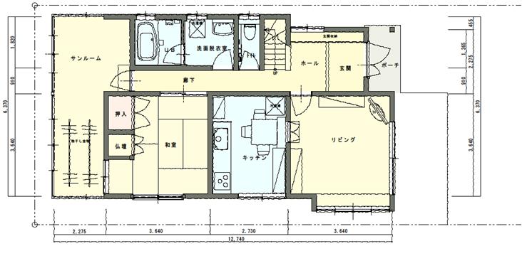 リフォーム前見取り図