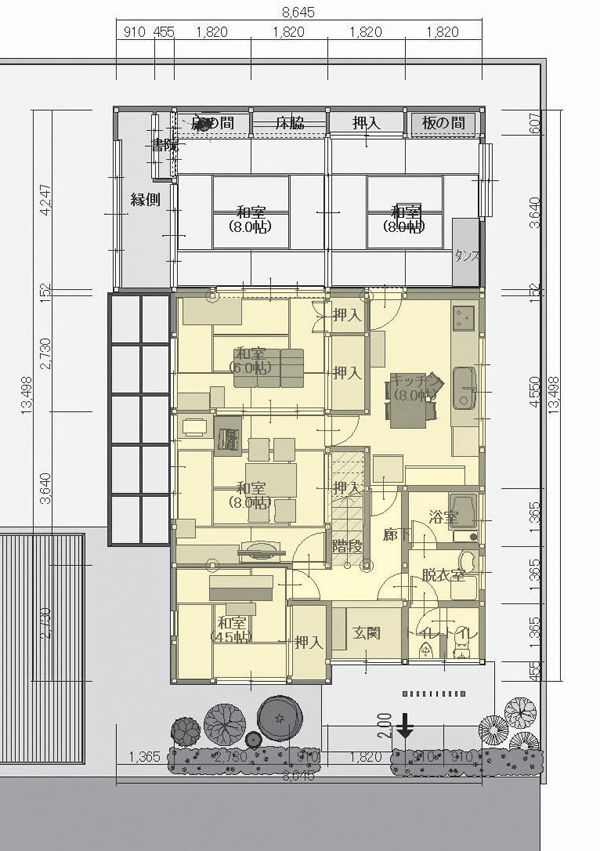 リフォーム前見取り図