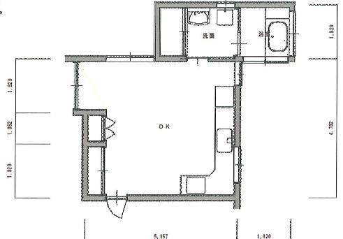 リフォーム前見取り図