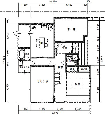リフォーム前見取り図