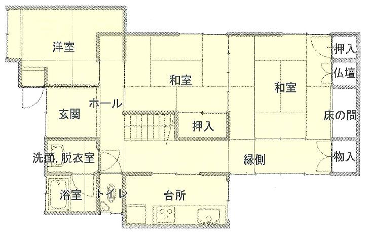 リフォーム前見取り図