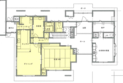 リフォーム前見取り図
