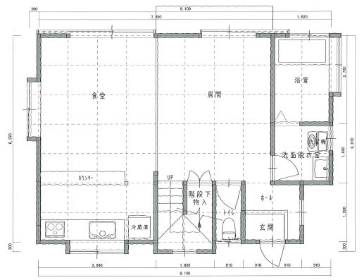 リフォーム前見取り図