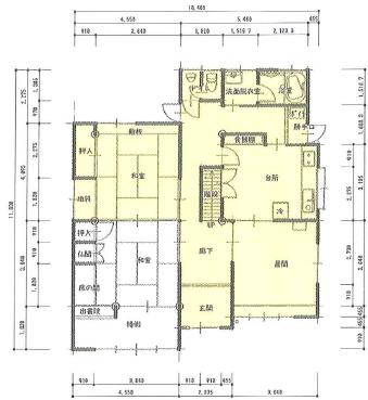 リフォーム前見取り図