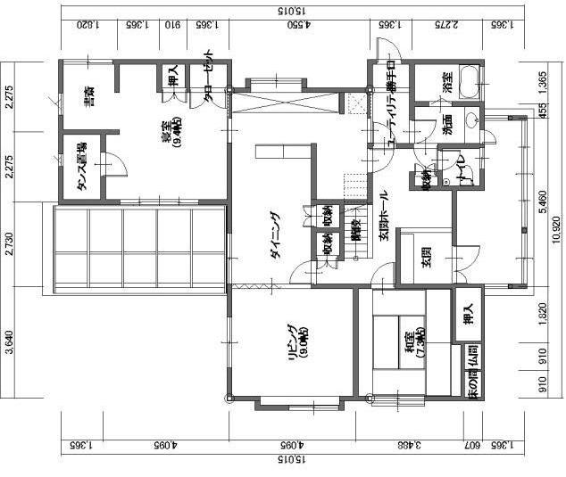 リフォーム前見取り図