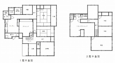 リフォーム前見取り図