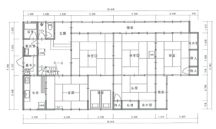 リフォーム前見取り図