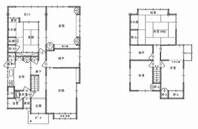 リフォーム前見取り図
