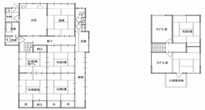 リフォーム前見取り図