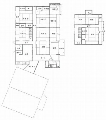 リフォーム前見取り図