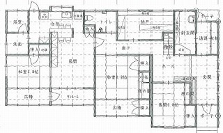 リフォーム前見取り図