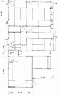 リフォーム前見取り図