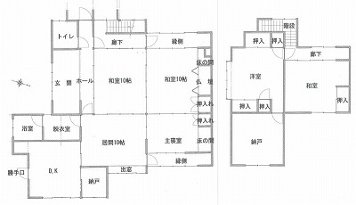 リフォーム前見取り図