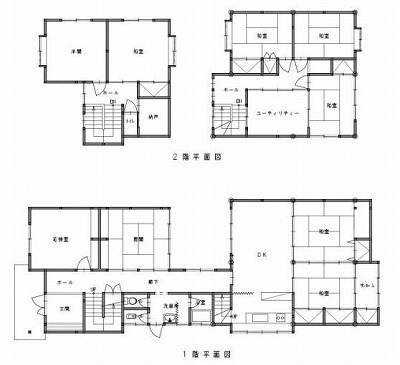 リフォーム前見取り図