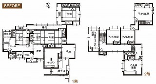 リフォーム前見取り図
