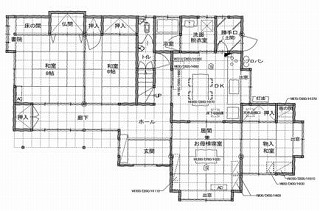 リフォーム前見取り図
