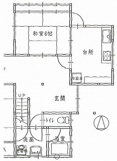 リフォーム前見取り図