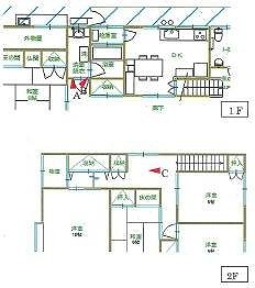 リフォーム前見取り図