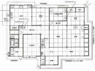 リフォーム前見取り図