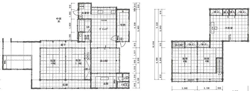 リフォーム前見取り図
