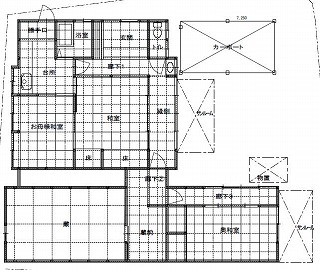 リフォーム前見取り図