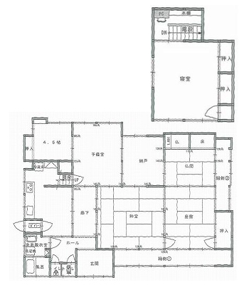 リフォーム前見取り図
