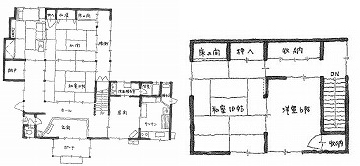 リフォーム前見取り図