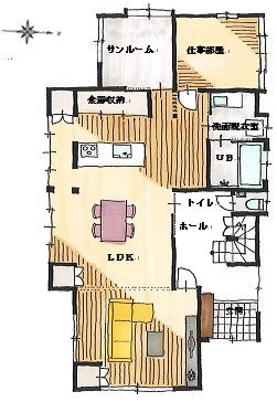 リフォーム後見取り図