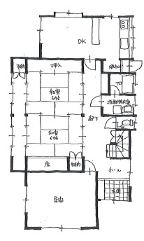 リフォーム前見取り図