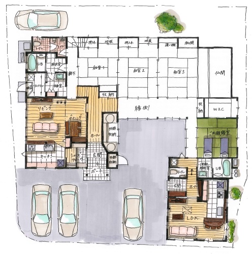 リフォーム後見取り図