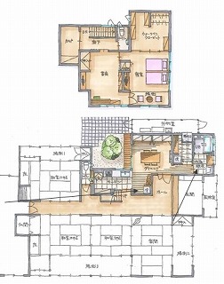 リフォーム後見取り図