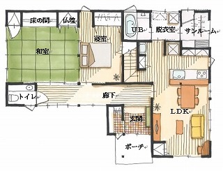 リフォーム後見取り図
